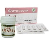 Фитосвечи Амаре с амарантовым маслом, онкология, атеросклероз, иммунитет, Материа Био Профи, 10 штук